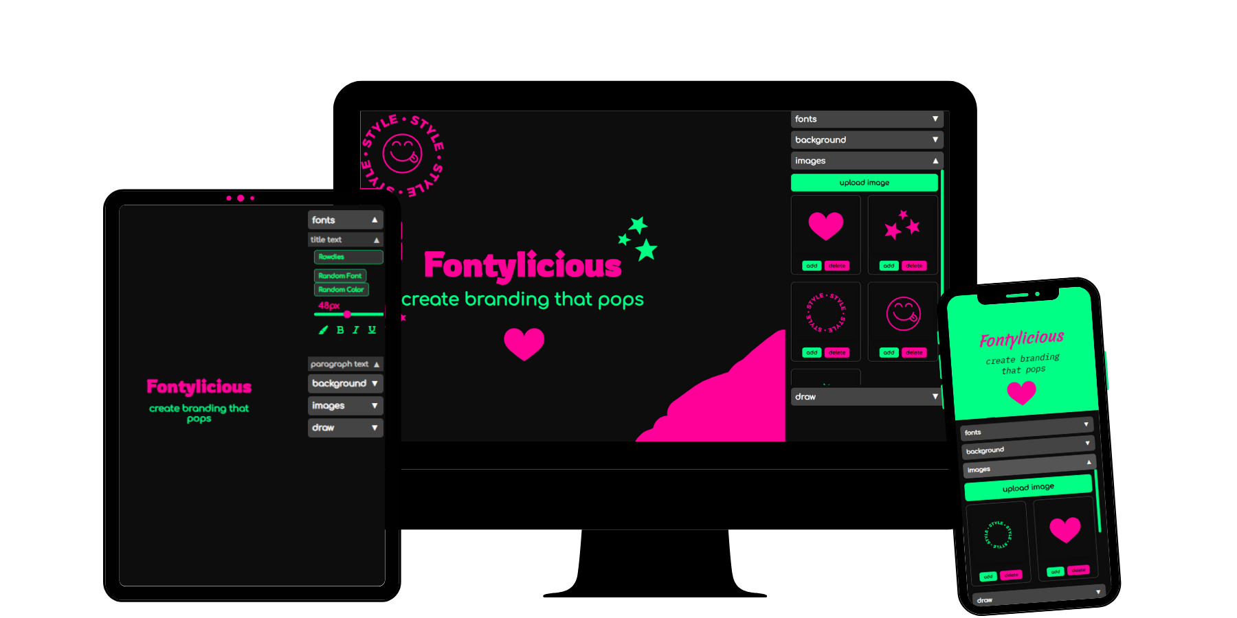 Fontylicious Responsive Web Design